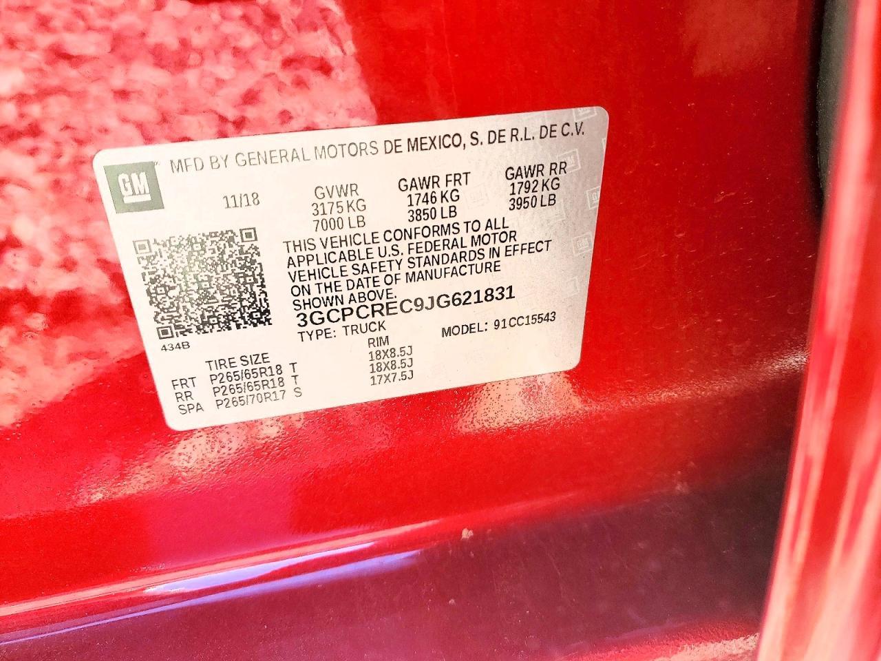 2018 Chevrolet Silverado C1500 LT