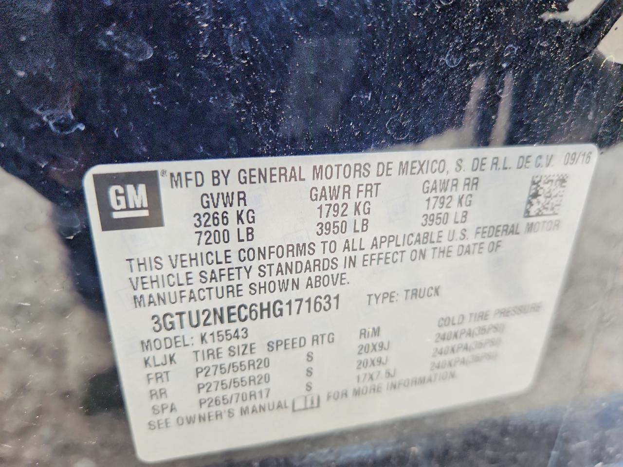 2017 GMC Sierra K1500 SLT