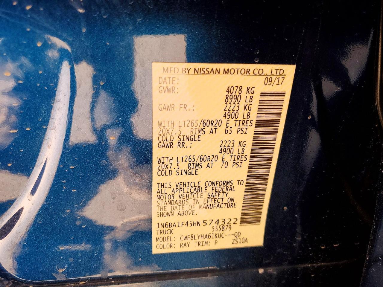 2017 Nissan Titan XD Platinum Reserve