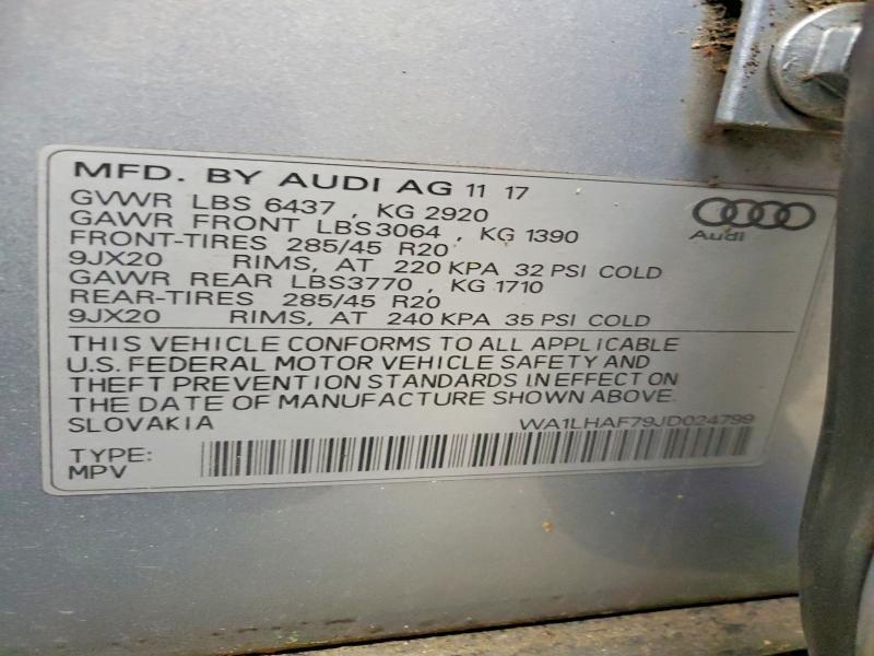 2018 Audi Q7 Premium Plus