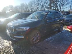 BMW salvage cars for sale: 2021 BMW X3 Xdrive30i