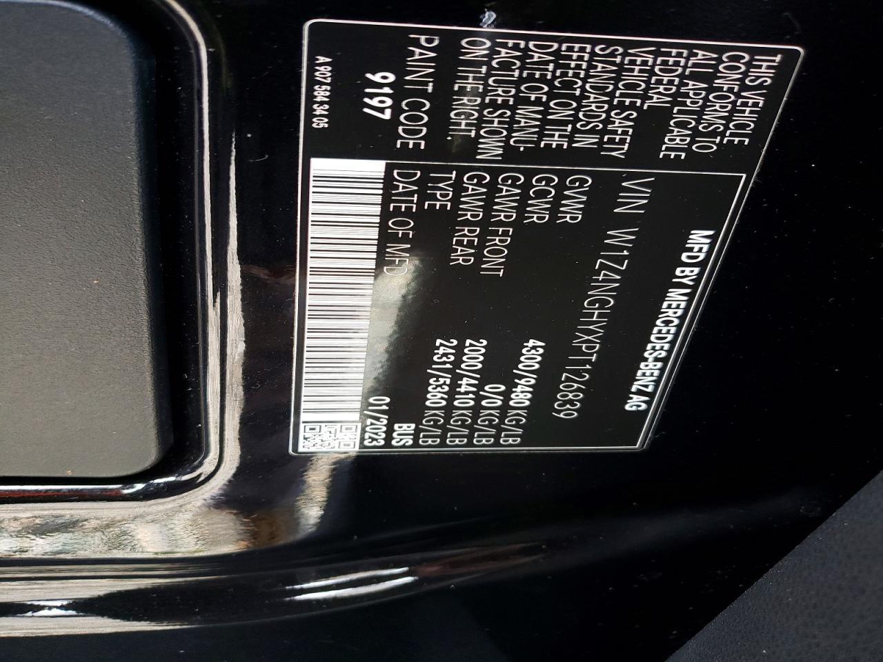 2023 Mercedes-Benz Sprinter 2500