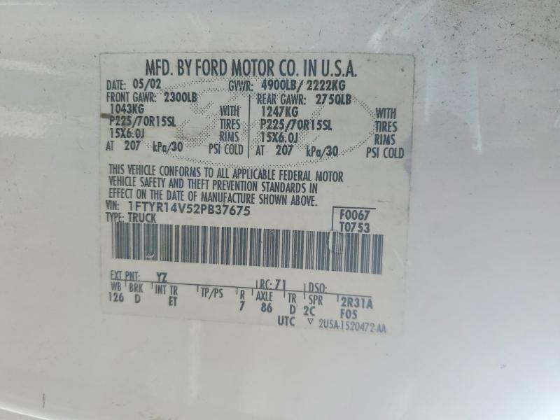 2002 Ford Ranger Super cab