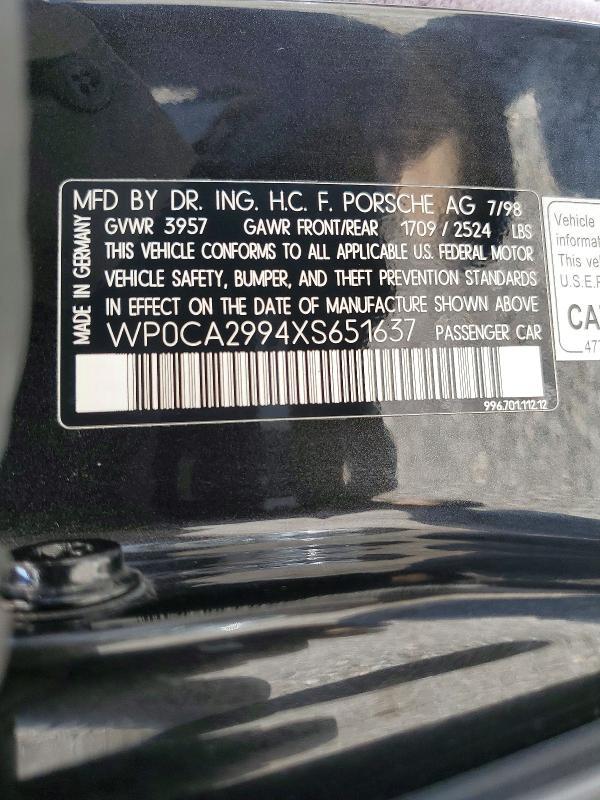 1999 Porsche 911 Carrera