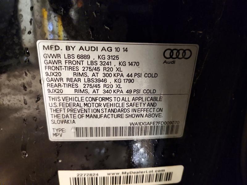 2015 Audi Q7 Prestige