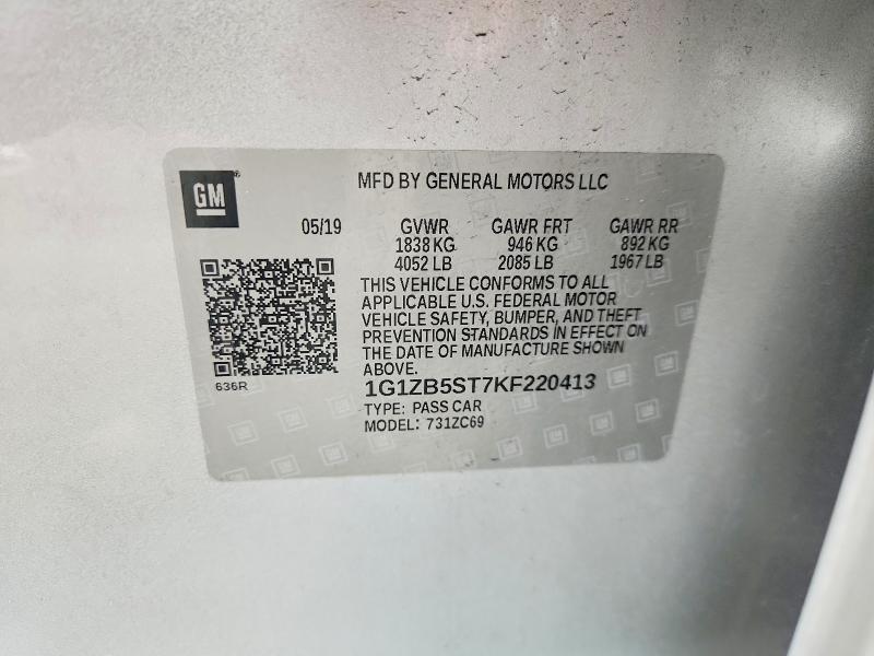 2019 Chevrolet Malibu ls