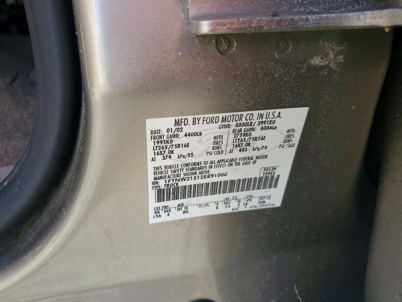 2002 Ford F250 Super Duty
