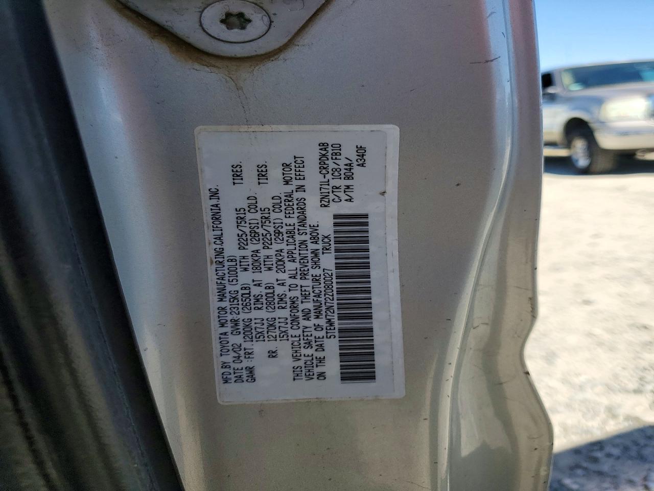 2002 Toyota Tacoma Base
