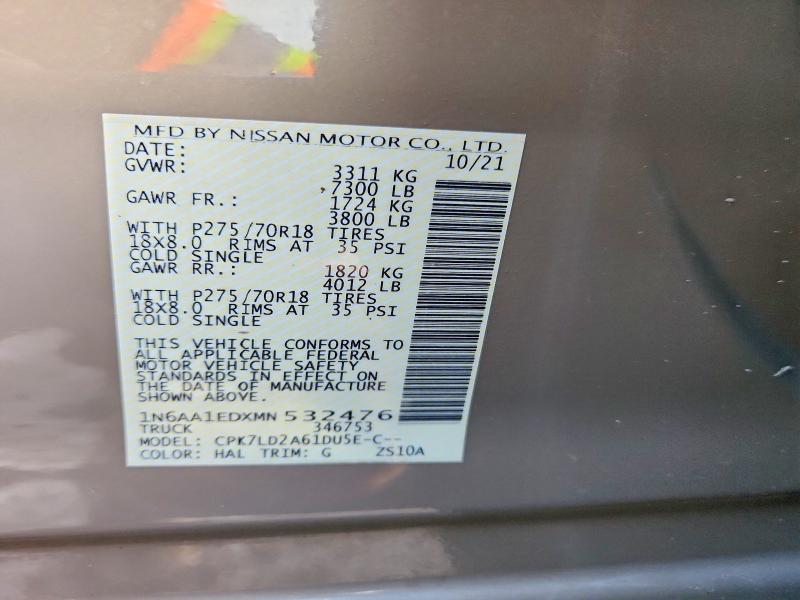 2021 Nissan Titan PRO-4X