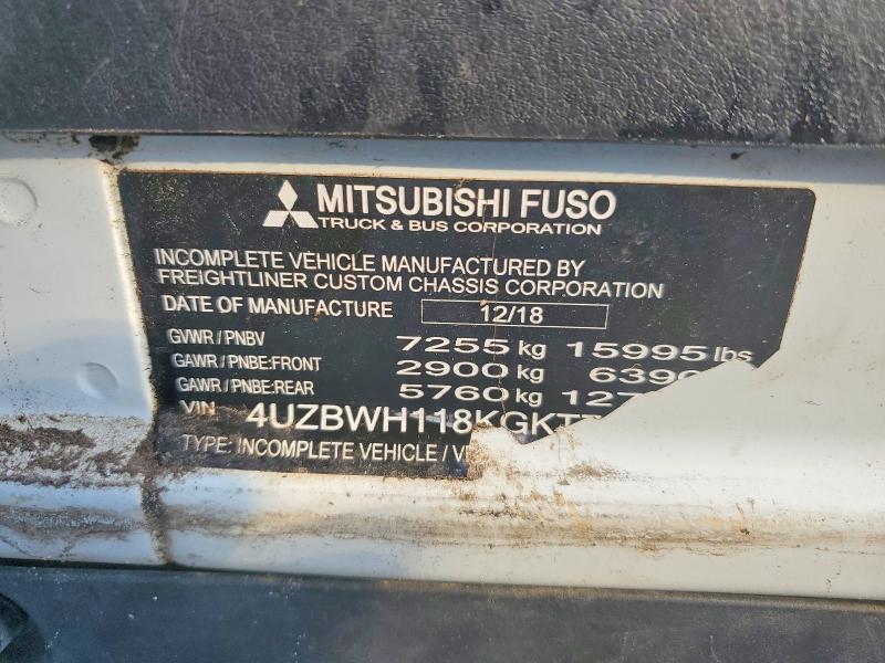 2019 Mitsubishi FE160 BOX Truck