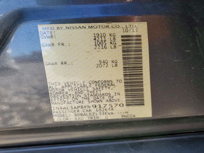 2015 Nissan Altima 2.5 s