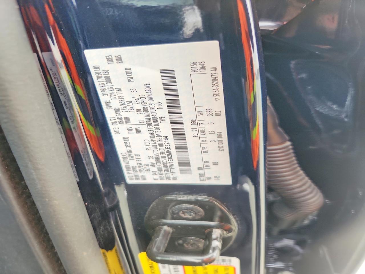 2021 Ford F150 Supercrew
