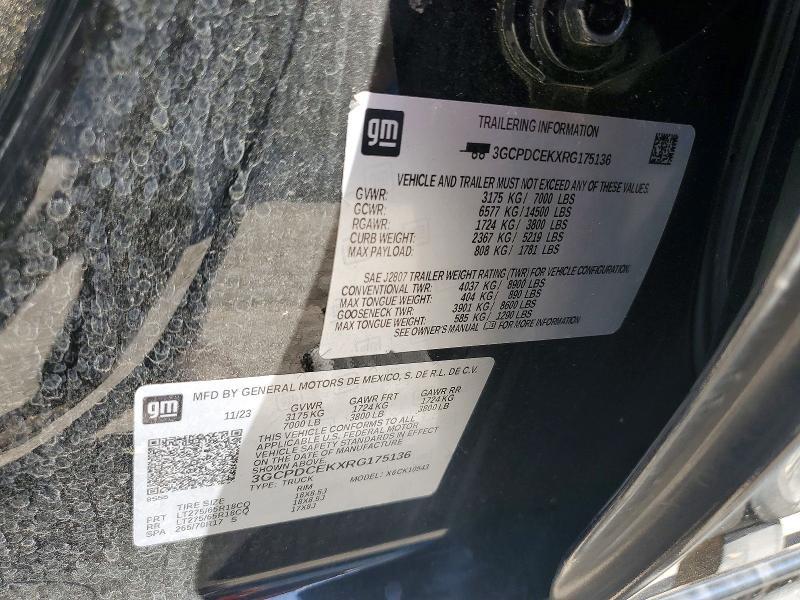 2024 Chevrolet Silverado K1500 Trail Boss Custom