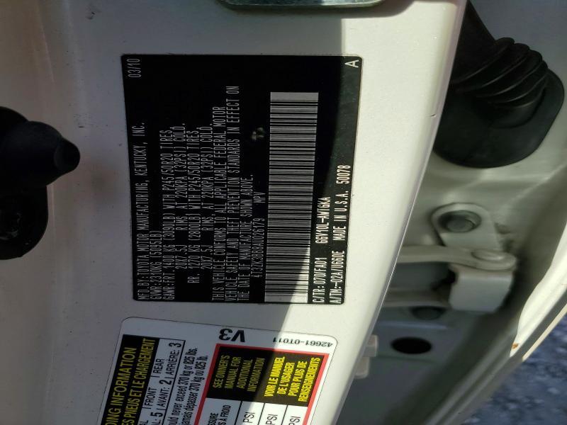 2010 Toyota Venza fwd V6