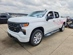 Salvage trucks for sale at Grand Prairie, TX auction: 2024 Chevrolet Silverado C1500 Custom