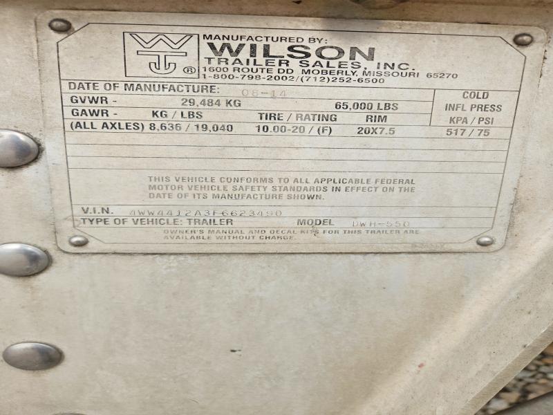 2015 Wilson DWH 550