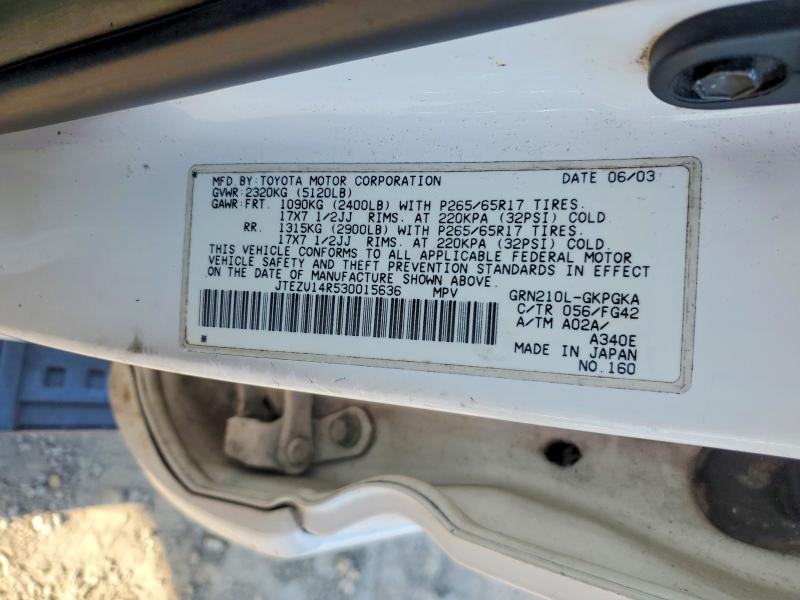 2003 Toyota 4runner SR5