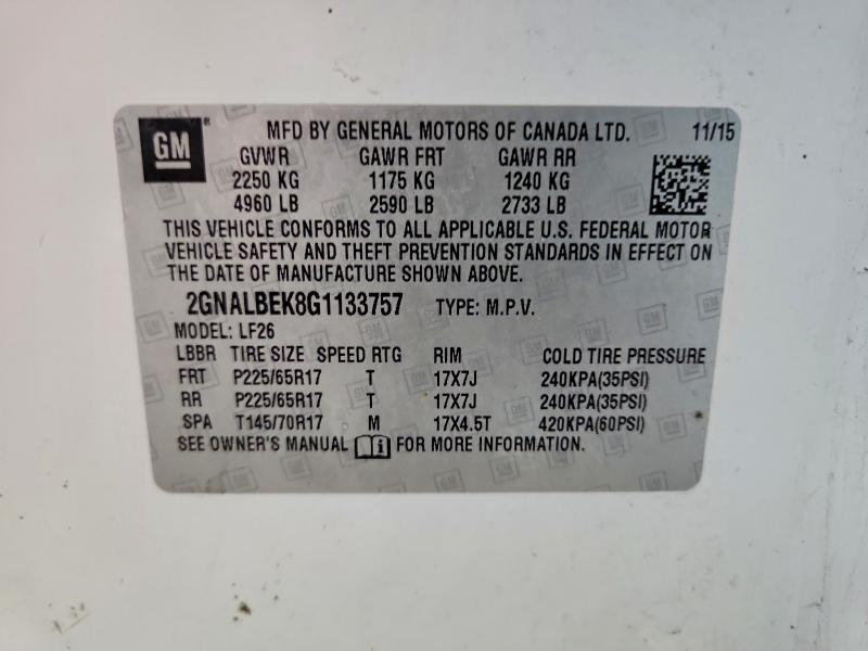 2016 Chevrolet Equinox ls