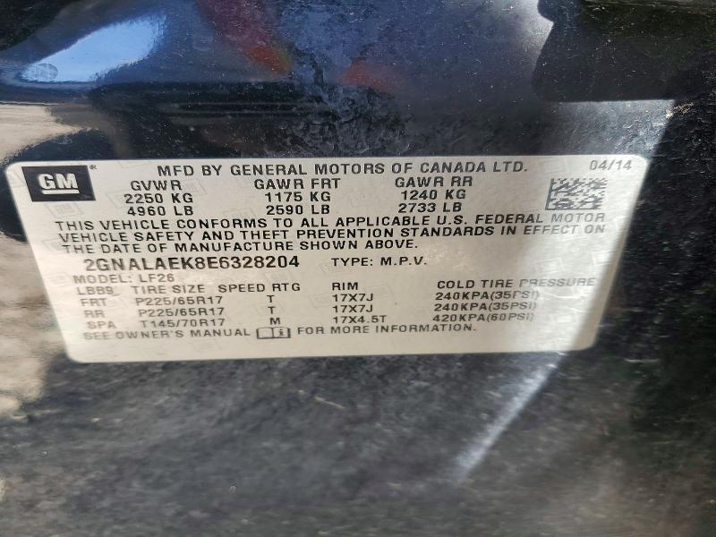 2014 Chev Equinox