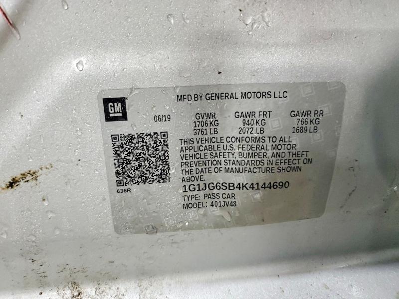 2019 Chevrolet Sonic