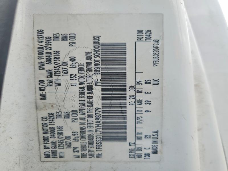 2000 Ford Econoline E350 Super Duty Wagon