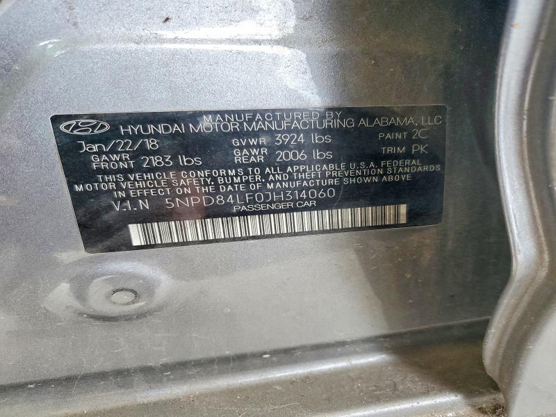 2018 Hyundai Elantra sel