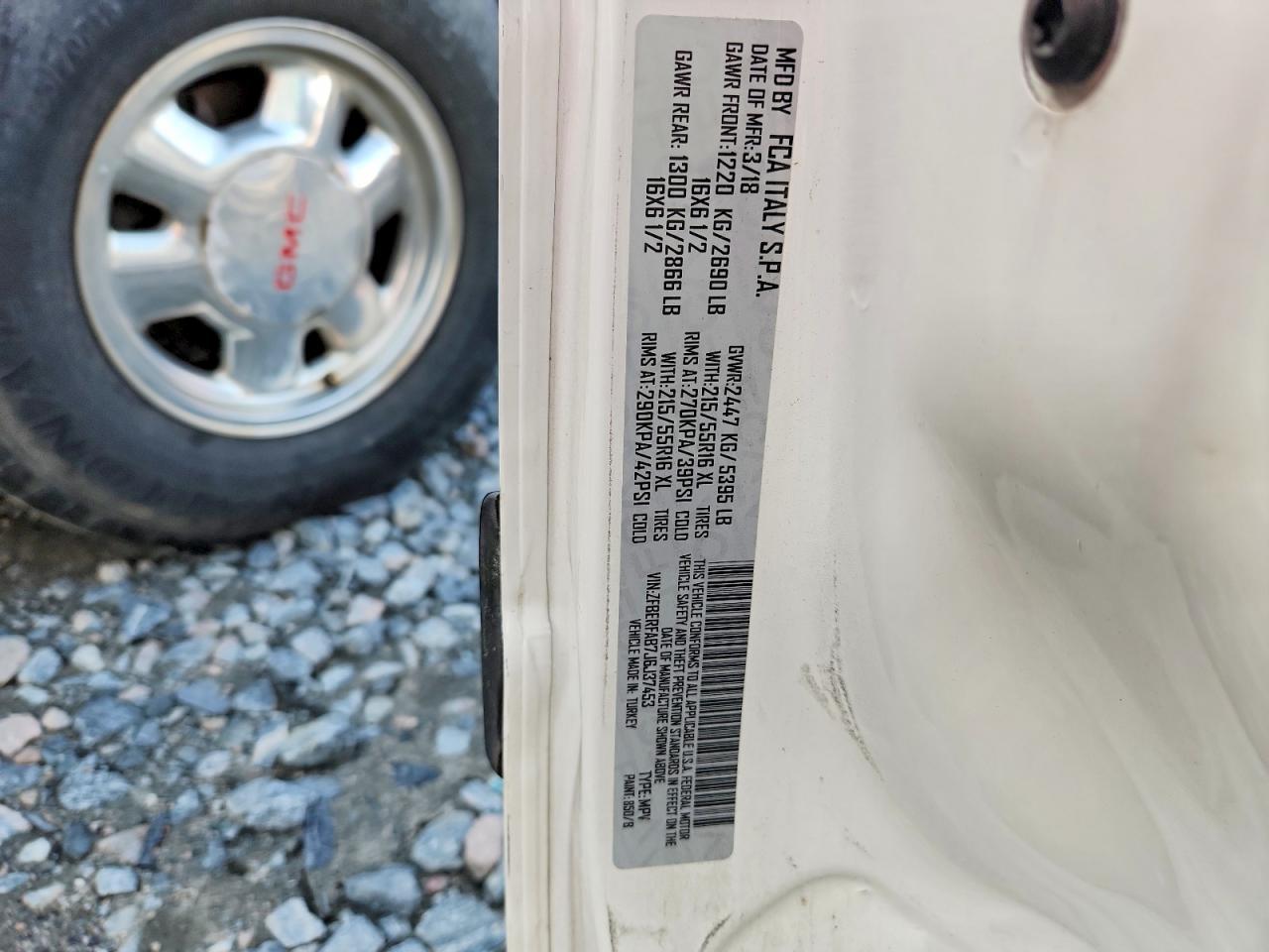 2018 Dodge RAM Promaster City