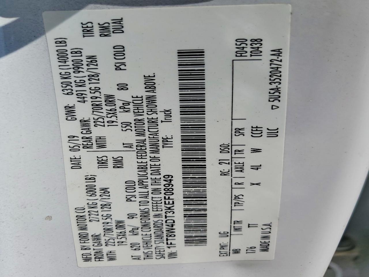 2019 Ford F450 Super Duty