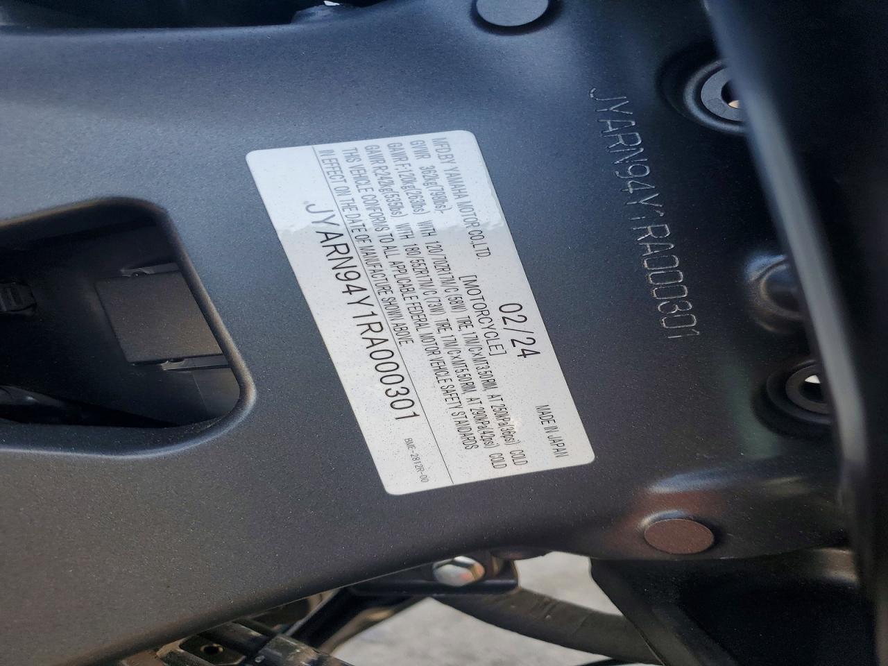 2024 Yamaha MT09 C