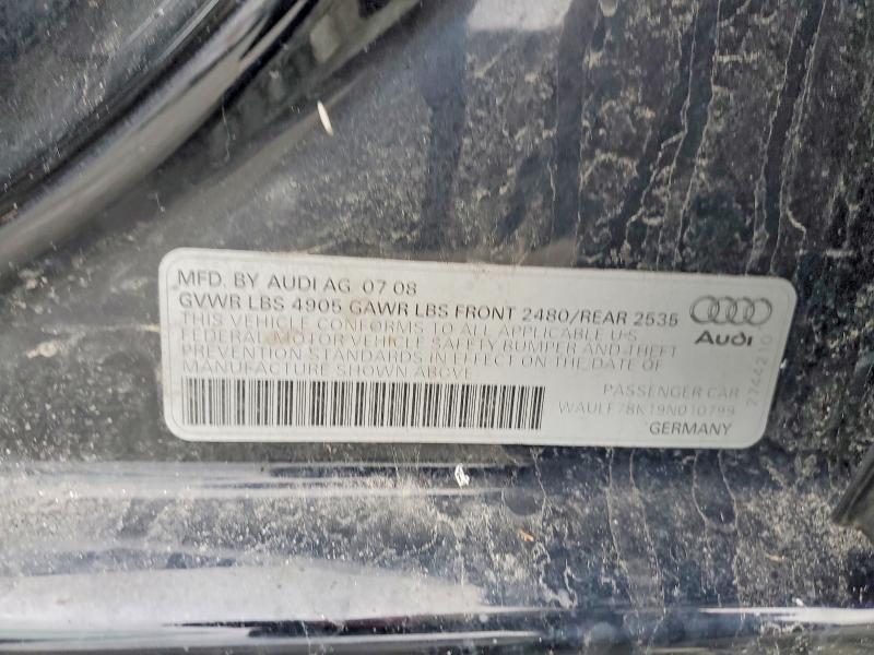 2009 Audi A4 2.0t Quattro