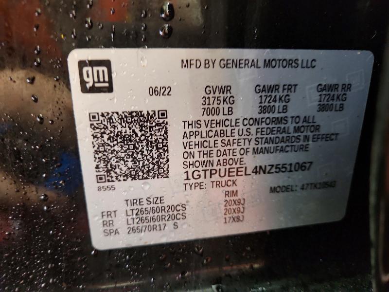 2022 GMC Sierra K1500 AT4