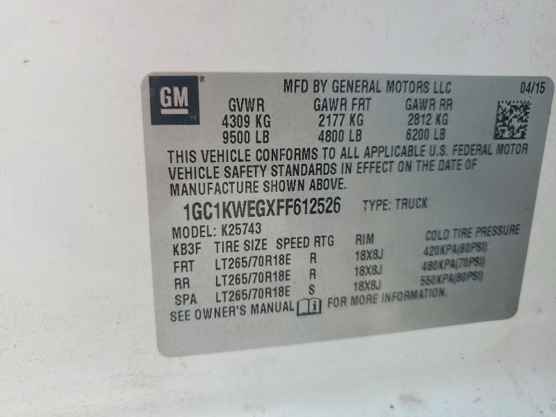 2015 Chevrolet Silverado K2500 Heavy Duty LTZ