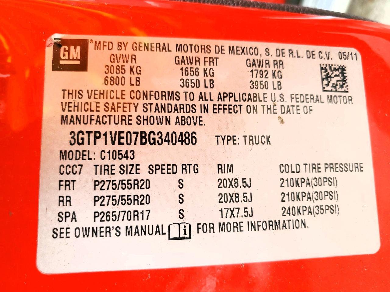 2011 GMC Sierra C1500 SLE