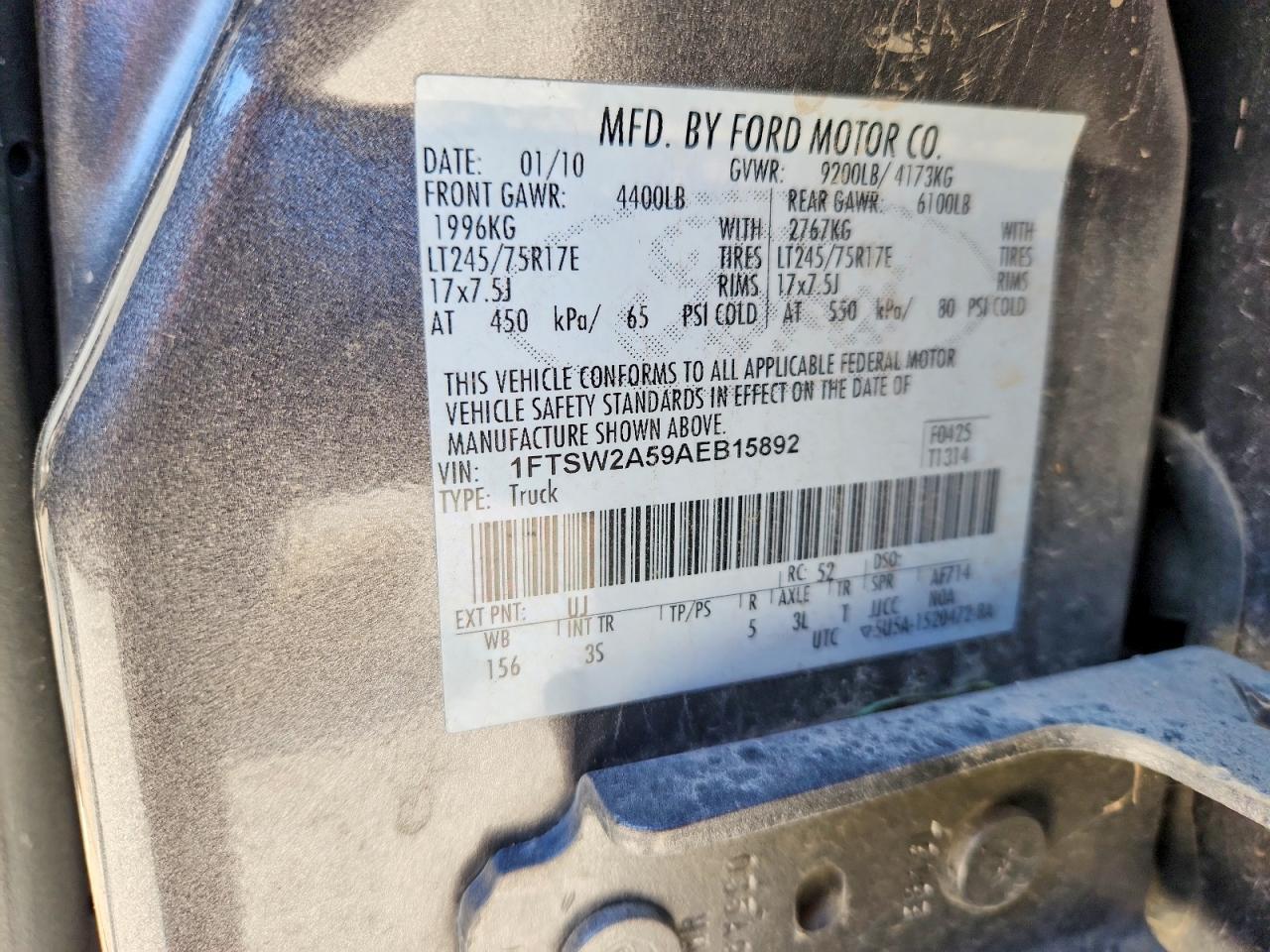 2010 Ford F250 Super Duty