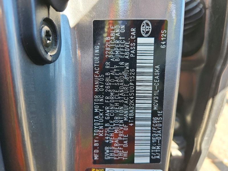 2005 Toyota Camry se V6