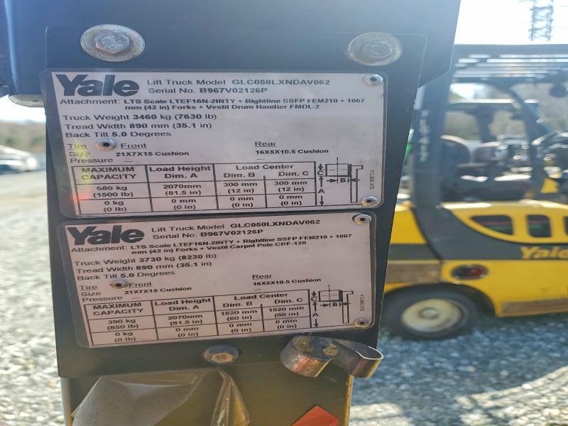 2016 Yale GLC050LXNDAV062 Forklift