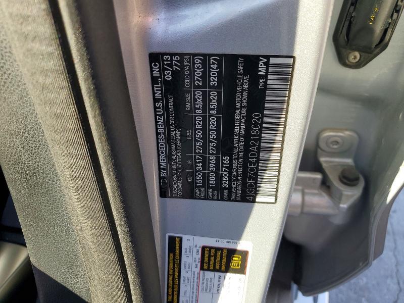 2013 Mercedes-Benz Gl 450 4matic