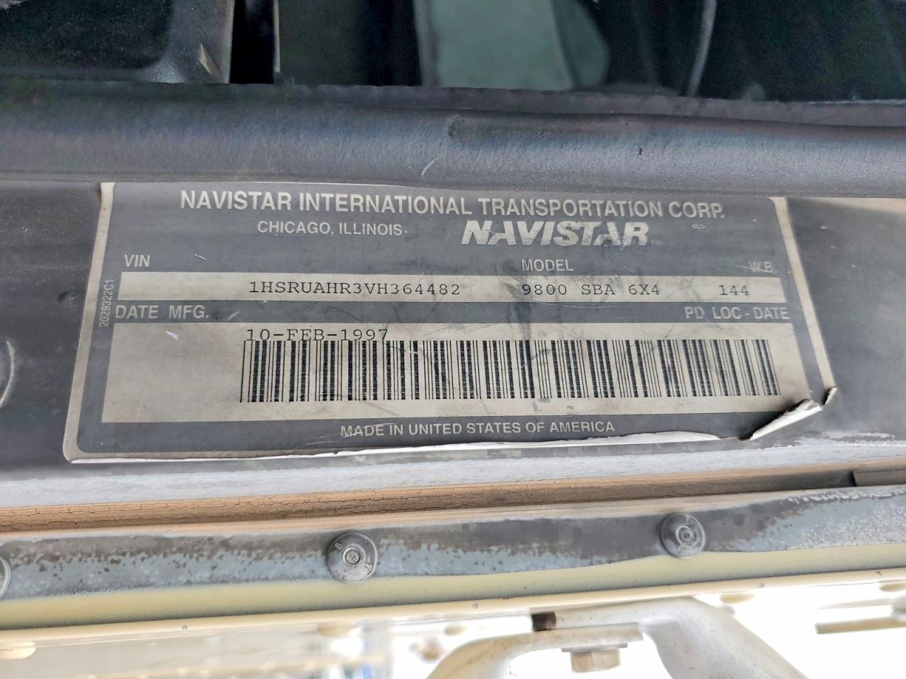 1997 International 9800 Semi Truck