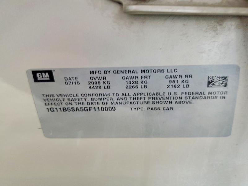 2016 Chevrolet Malibu Limited ls