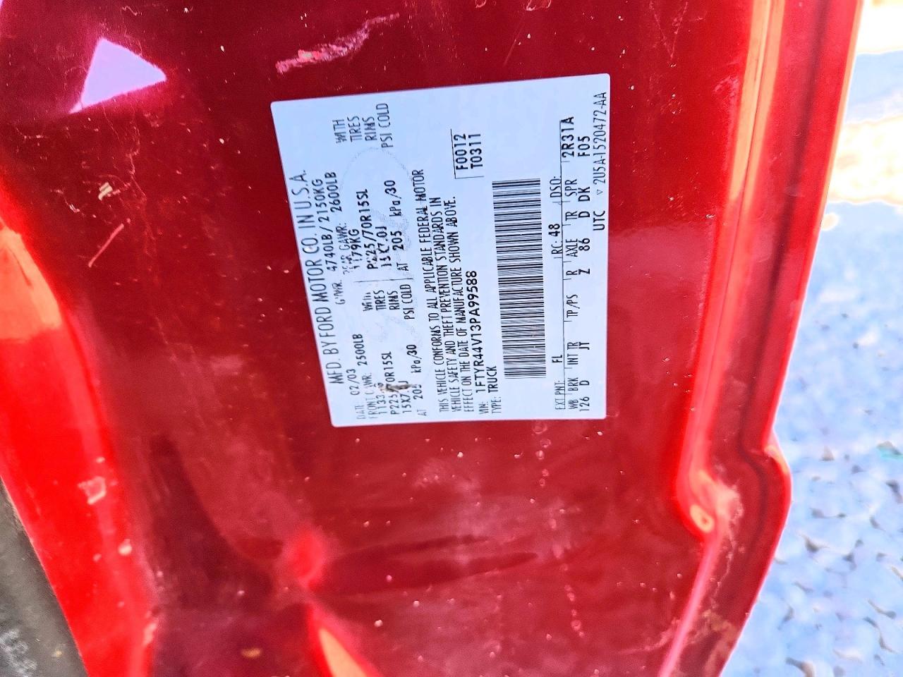 2003 Ford Ranger Super cab