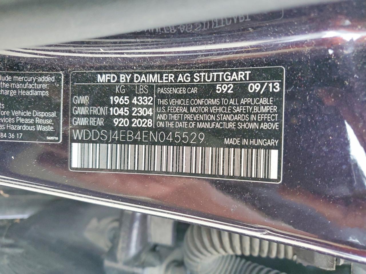 2014 Mercedes-Benz Cla 250