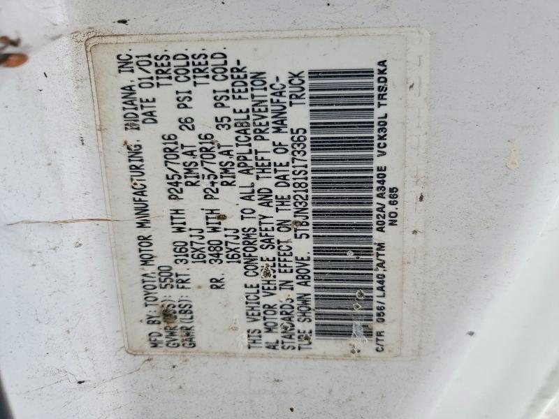 2001 Toyota Tundra Base
