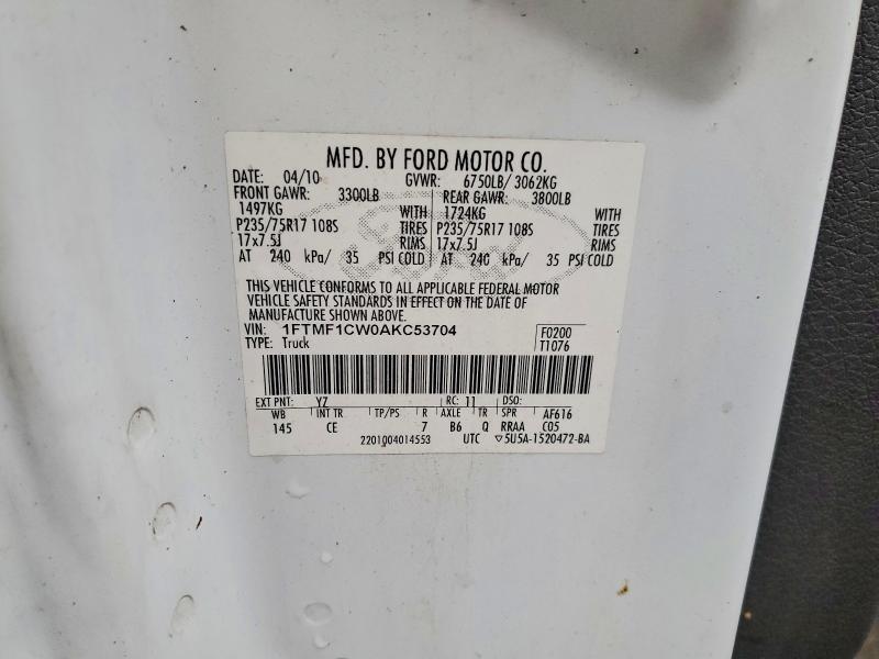2010 Ford F150
