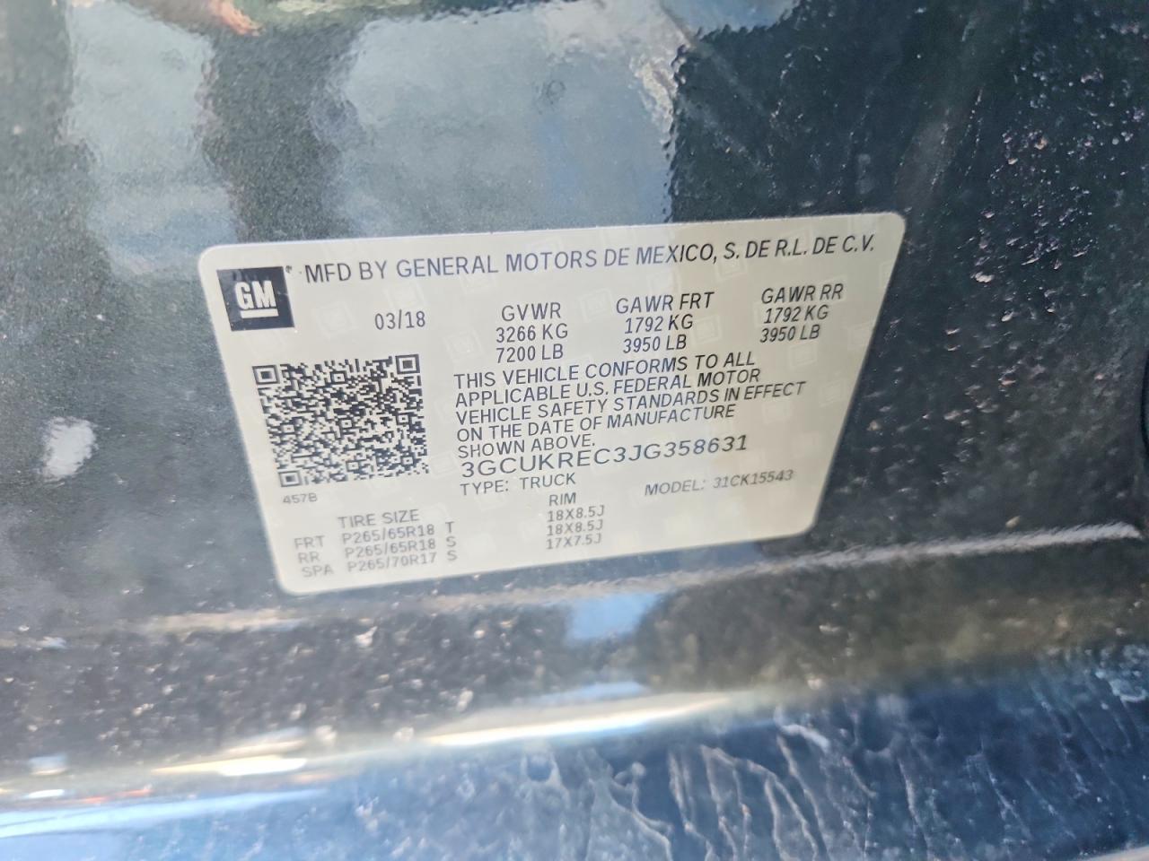 2018 Chevrolet Silverado K1500 LT