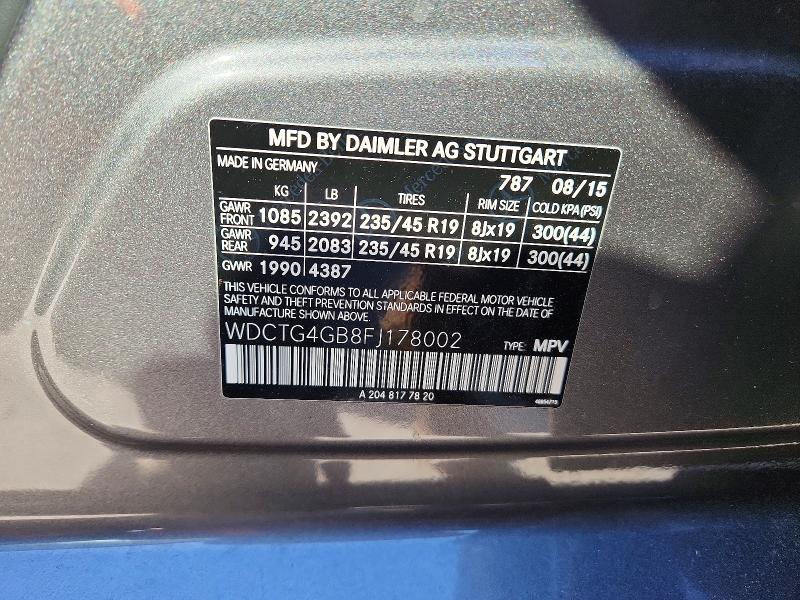2015 Mercedes-Benz Gla 250 4matic