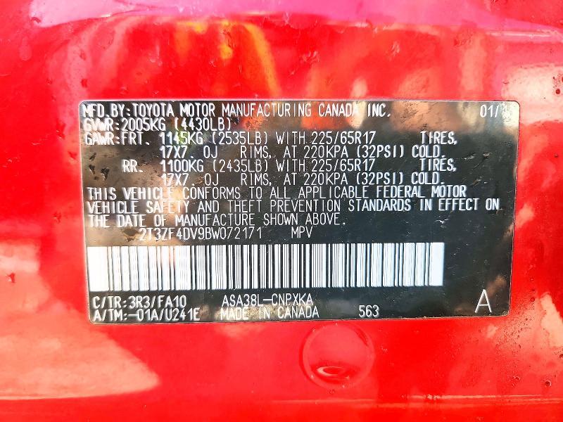 2011 Toyota Rav4 Base