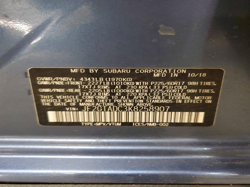 2019 Subaru Crosstrek Premium