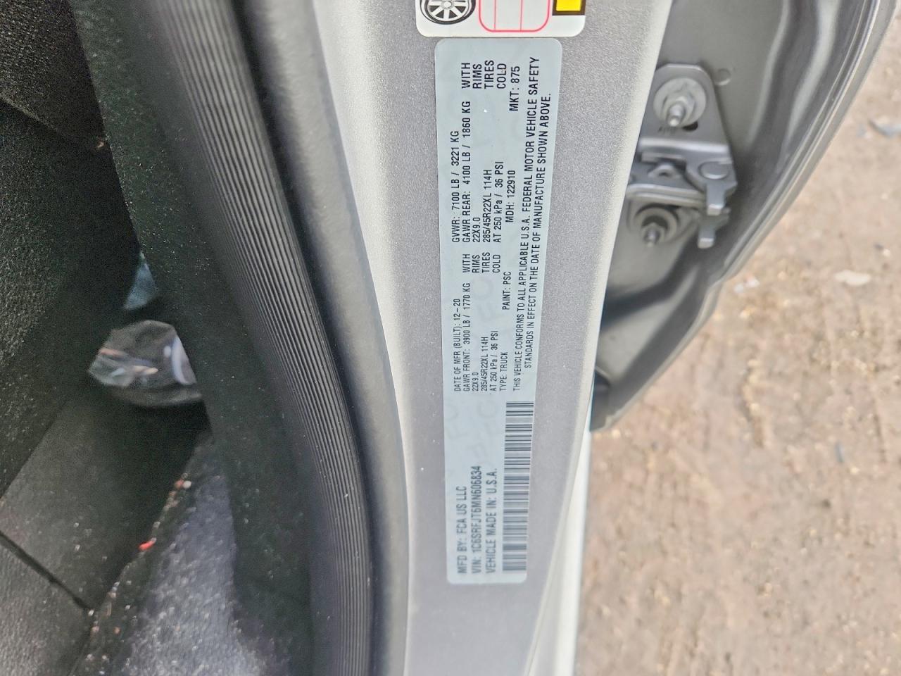 2021 Dodge 1500 Laramie