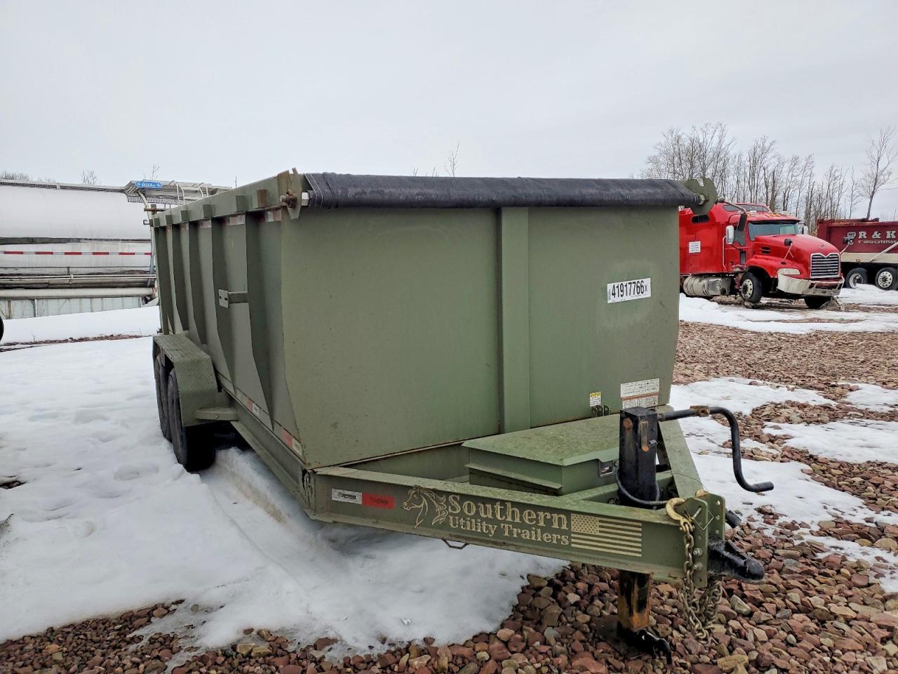 2025 Southern Utilit Y 7X16X4 Dump Trailer