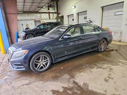 Mercedes-Benz S-class salvage cars for sale: 2015 Mercedes-Benz S 550 4matic